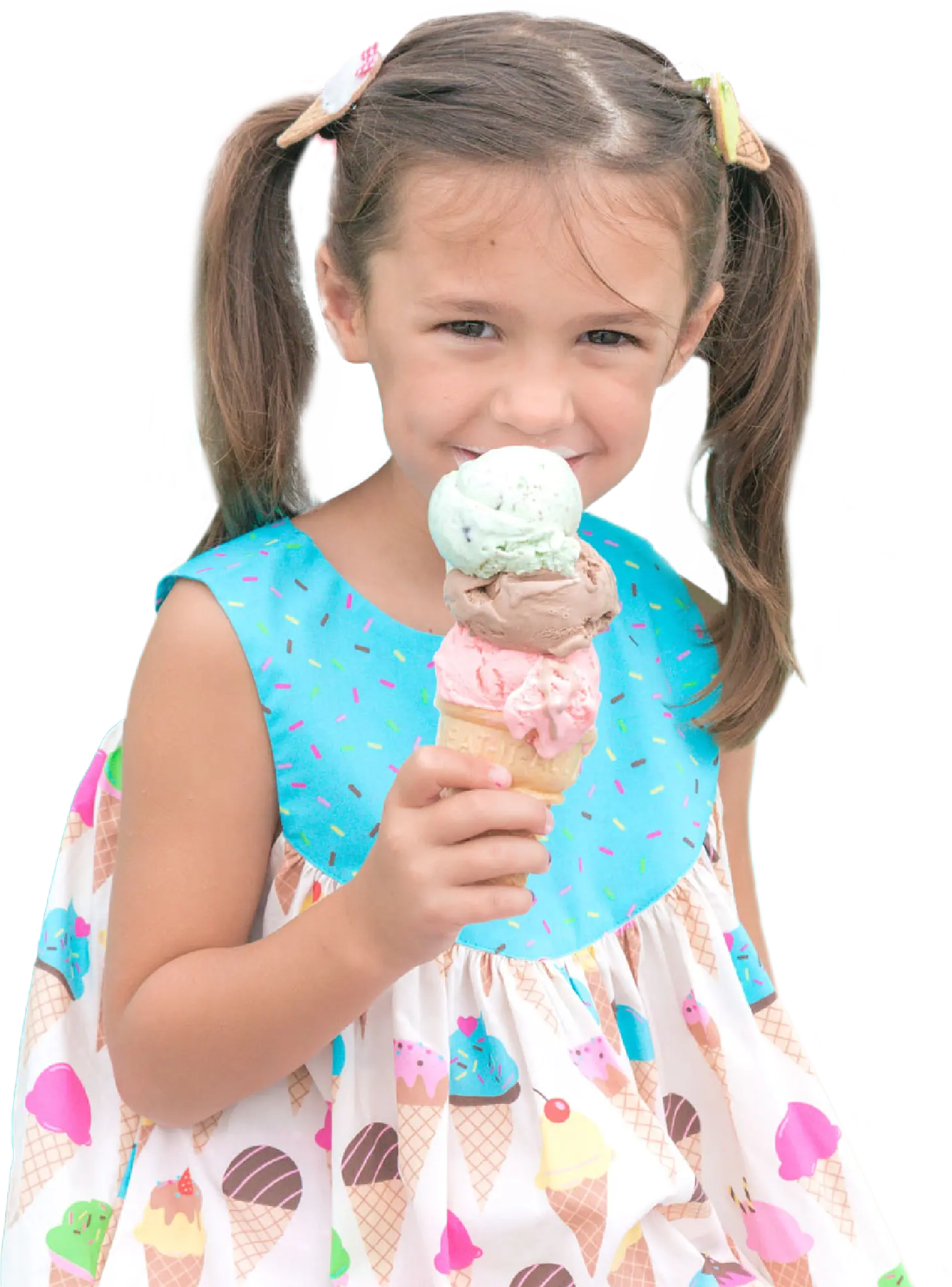 Child enjoying Ice Cream